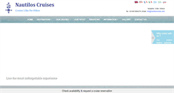 Desktop Screenshot of nautiloscruises.com