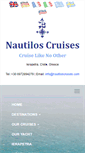 Mobile Screenshot of nautiloscruises.com